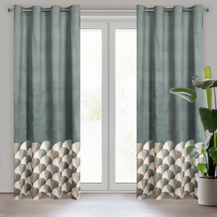 Zasłona gotowa D91 Gina 140 X 250 CM stalowy