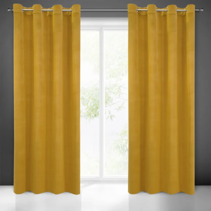 Zasłona gotowa Milo 140 X 250 CM musztardowy