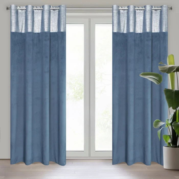 Zasłona gotowa Peri 140 X 250 CM granatowy
