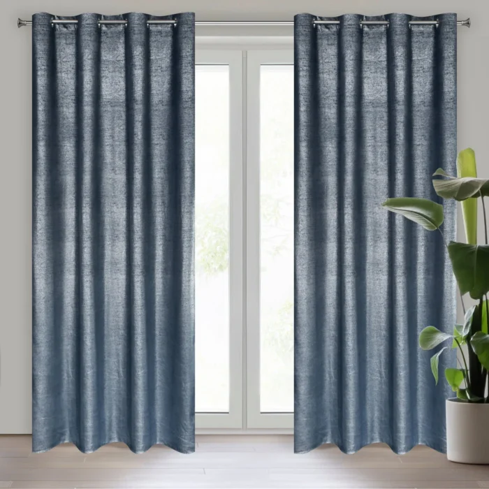 Zasłona gotowa Ambi 140 X 250 CM granatowy