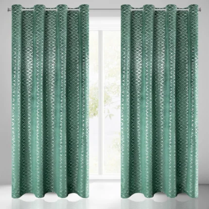 Zasłona gotowa D91 Moly 140 X 250 CM zielony