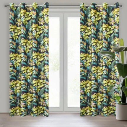 Zasłona gotowa D91 Livy 140 X 250 CM czarny