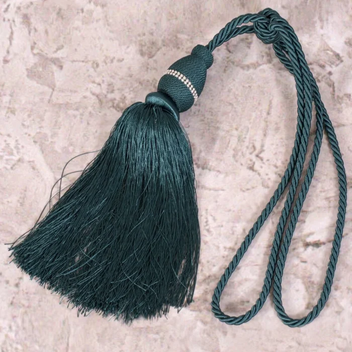 Sznur Anita 75 CM ciemnoturkusowy