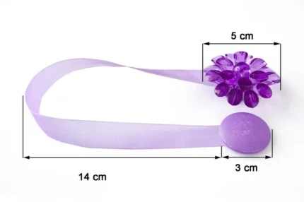 Upinacz z Magnesem 14 CM fioletowy