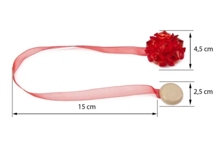 Upinacz z Magnesem 15 CM czerwony