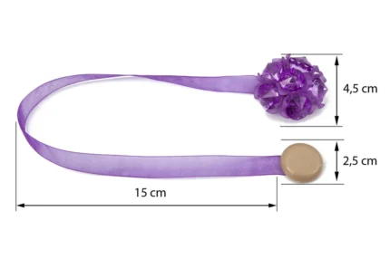 Upinacz z Magnesem 15 CM fioletowy