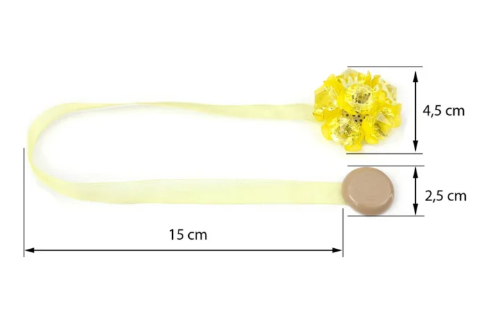 Upinacz z Magnesem 15 CM żółty