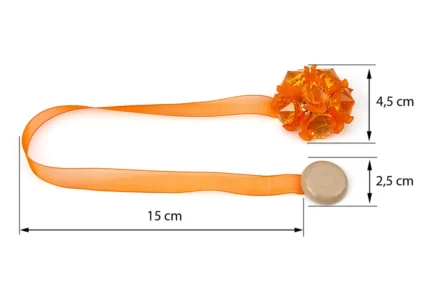 Upinacz z Magnesem 15 CM pomarańczowy
