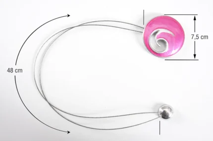 Upinacz z Magnesem 48 CM różowy