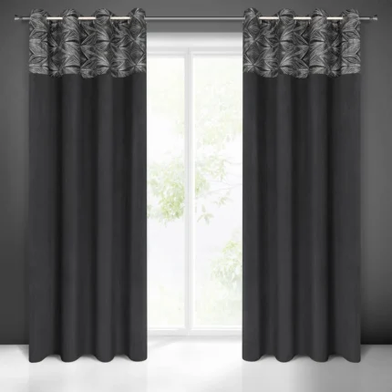 Zasłona gotowa Ariana 140 X 250 CM czarny