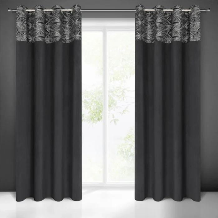 Zasłona gotowa Ariana 140 X 250 CM czarny