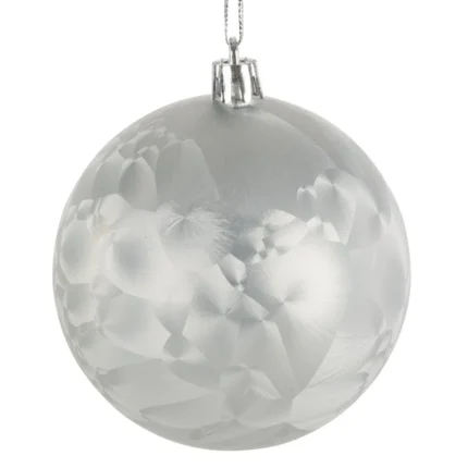 ŚWIĘTA - BOMBKA PLASTIK SW/B/PL/66A 8CM SREB