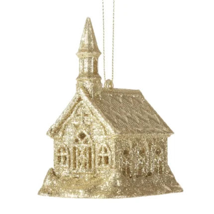 Ozdoba Świąteczna 132 8 X 6 X 10 CM złoty