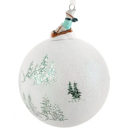 ŚWIĘTA - BOMBKA SZKŁO SW/B/SZ/213/B 10CM B+ZIEL