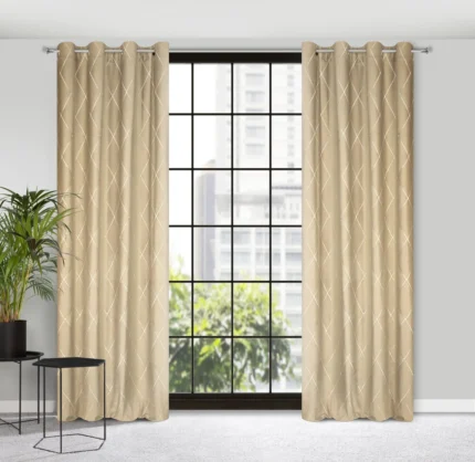Zasłona Pierre Cardin Margo 140 X 250 CM beżowy