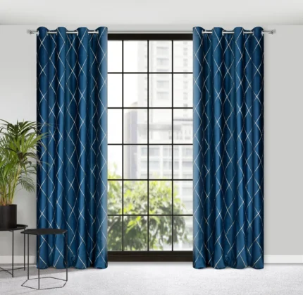 Zasłona Pierre Cardin Margo 140 X 250 CM granatowy