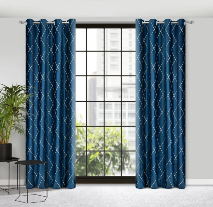 Zasłona Pierre Cardin Margo 140 X 250 CM granatowy