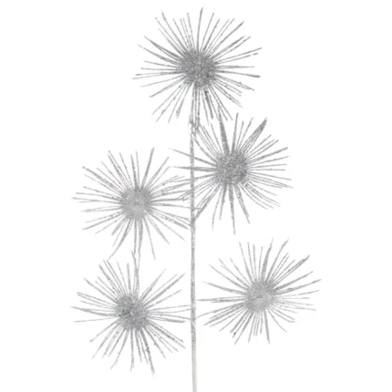 Gałązka Świąteczna 46b 43 CM srebrny