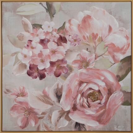OBRAZ 611 80 X 80 CM CIEMNORÓŻ