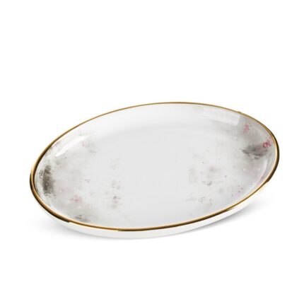 PATERA DEKORACYJNA LUMIA (03) 23 X 16 X 3 CM BIAŁY