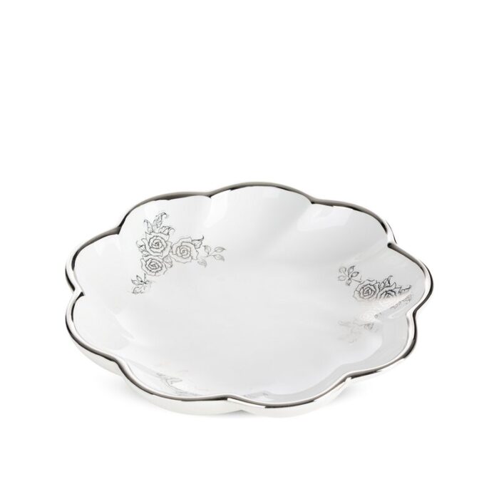PATERA DEKORACYJNA ELSA (03) FI 20 X 4 CM BIAŁY