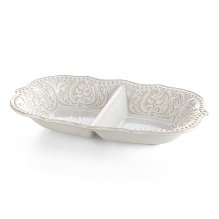 PATERA DEKORACYJNA VENUS (02) 24 X 13 X 4 CM KREMOWY
