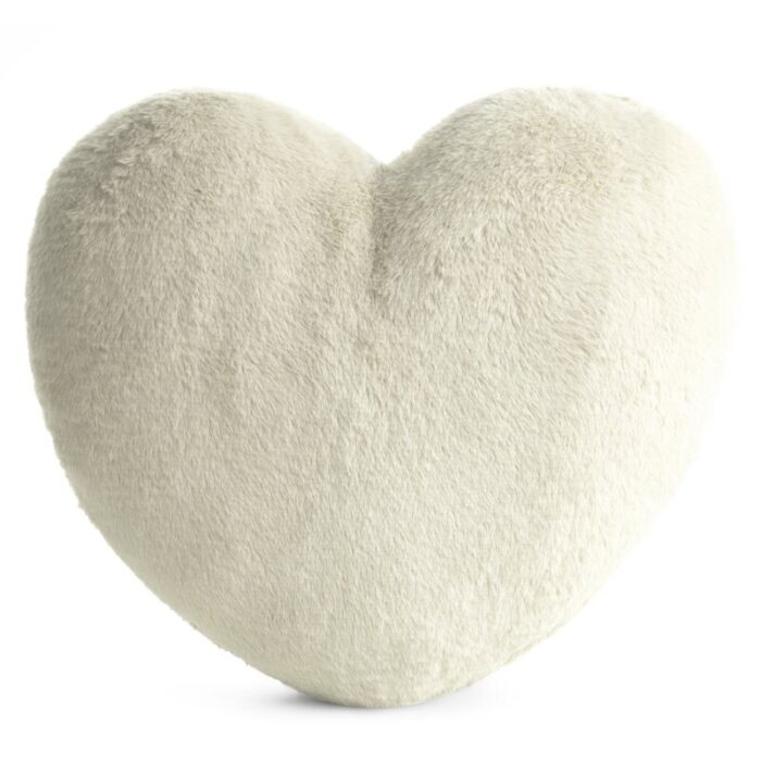 POSZEWKA HEART 45 X 45 CM KREMOWY