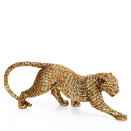 FIGURKA DEKORACYJNA ZURI 34 X 8 X 12 CM ZŁOTY
