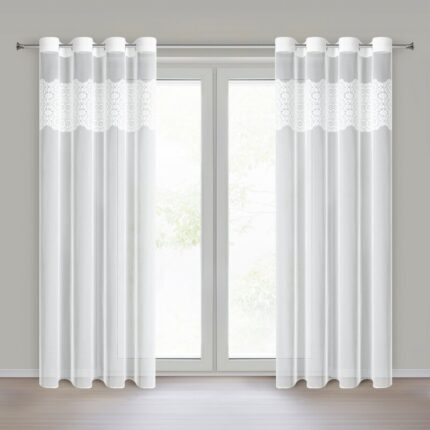 FIRANA GOTOWA AFRODYTA 140 X 250 CM BIAŁY