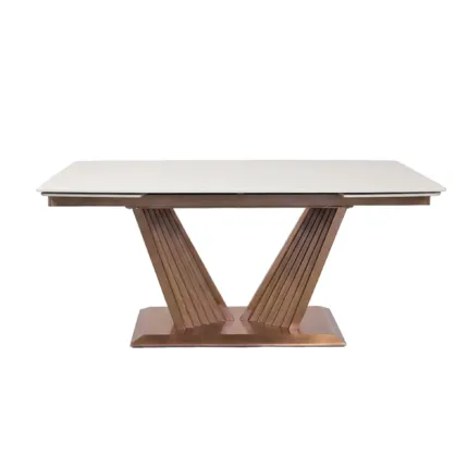 Ekskluzywny stół do salonu z ceramicznym blatem Antria 2 160–240x90x75 cm