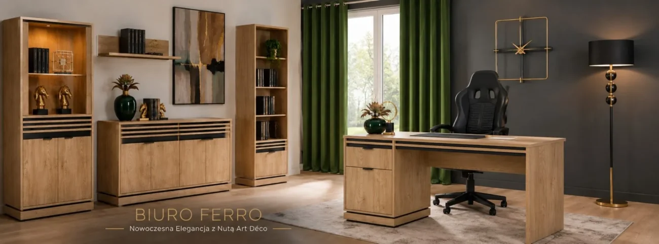 Biuro FERRO – Nowoczesna Elegancja z Nutą Art Déco