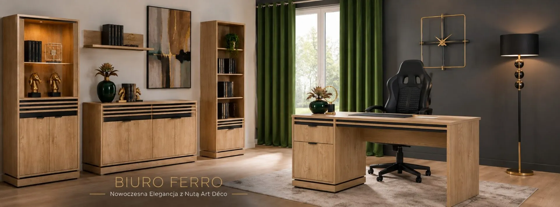 Biuro FERRO – Nowoczesna Elegancja z Nutą Art Déco