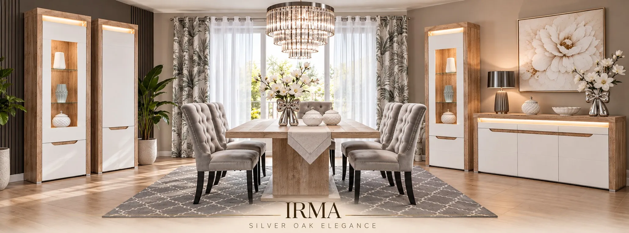 JADALNIA IRMA – Silver Oak Elegance