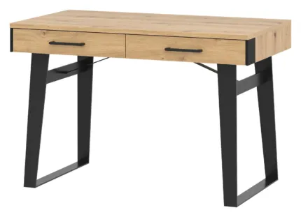 BIURKO LOFT LT-14 dąb artisan/czarny