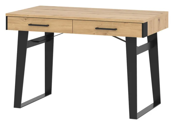 BIURKO LOFT LT-14 dąb artisan/czarny