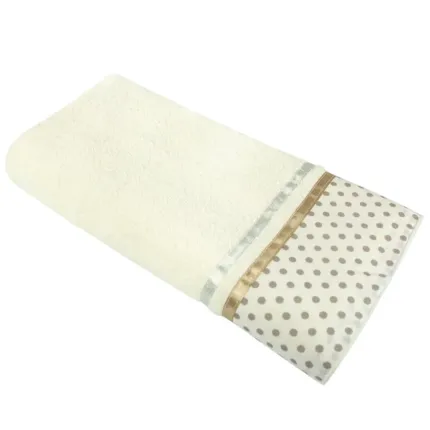 Ekskluzywny 30x50cm ręcznik bawełniany w złote kropki