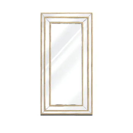 Lustro Sharon 180/90cm glamour złote w formie prostokąta
