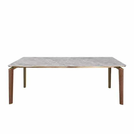 Ekskluzywny stół z blatem ze spieku kwarcowego Laris 200x80x75