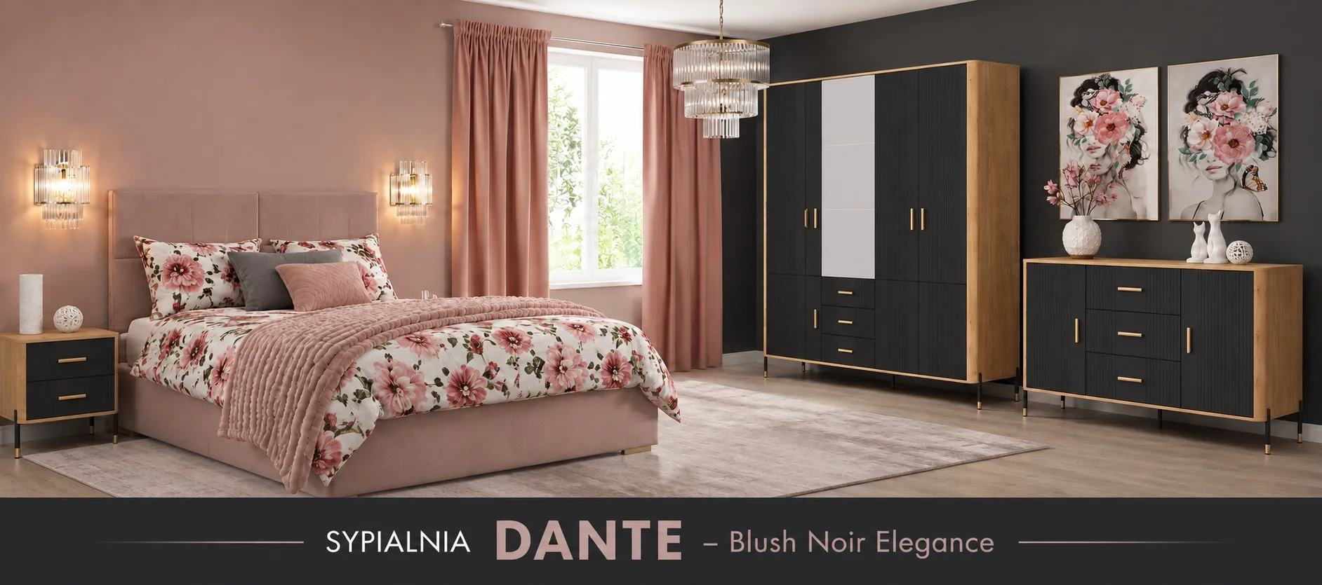SYPIALNIA DANTE – Blush Noir Elegance