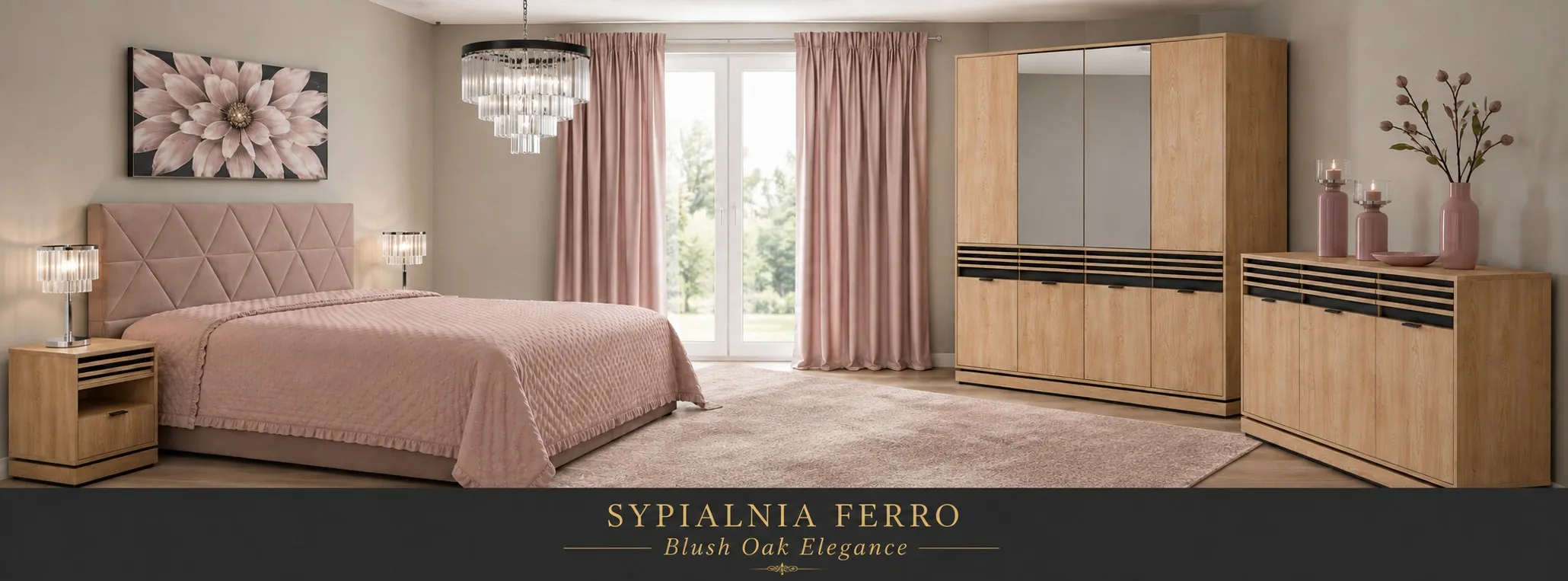 SYPIALNIA FERRO – Blush Oak Elegance