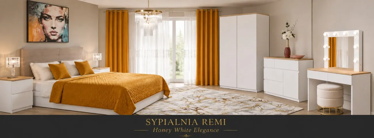 SYPIALNIA REMI – Honey White Elegance