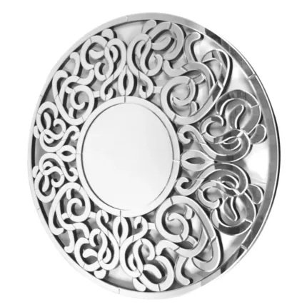 Lustro Altea 100cm w stylu glamour ozdobne w ornamentowej ażurowej ramie