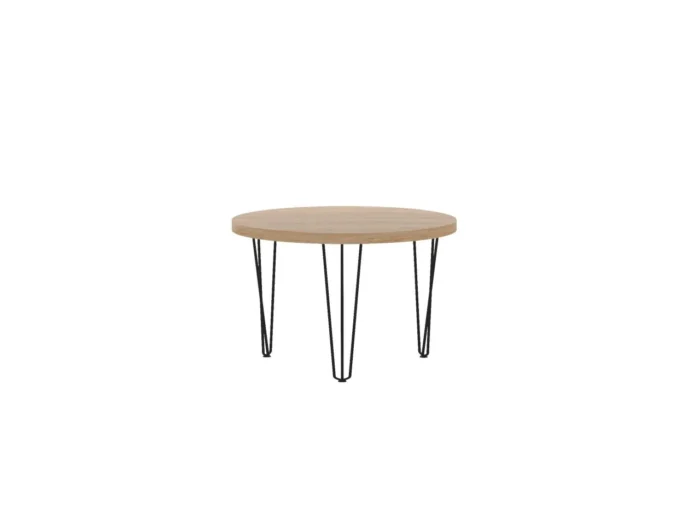 Ława (dąb złoty craft + nogi III) Fi80