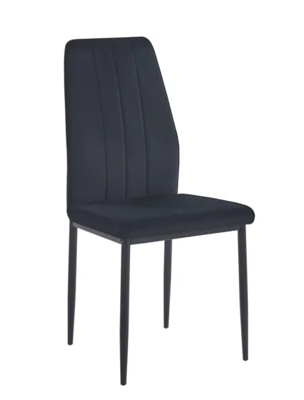 Krzesło velvet - Riviera 100 czarne K12-FX