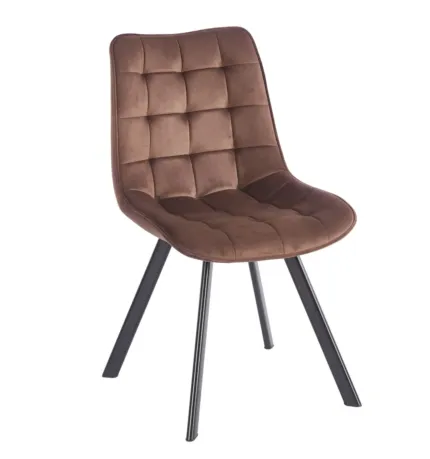 Krzesło velvet - Riviera 26 mokka brąz J265