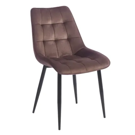 Krzesło velvet - Riviera 26 mokka brąz J262-1 (B)