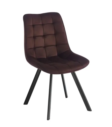 Krzesło velvet - Riviera 28 brązowe J265