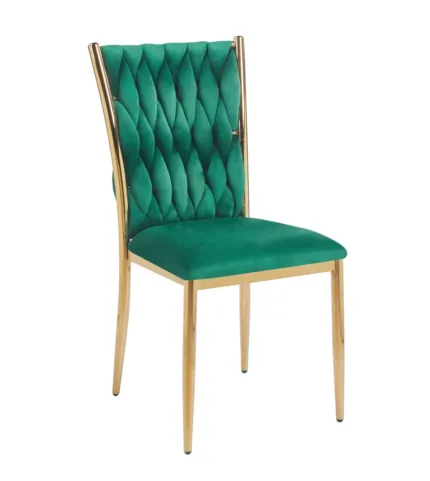 Krzesło velvet - Riviera 38 zielone K37-FX (G)