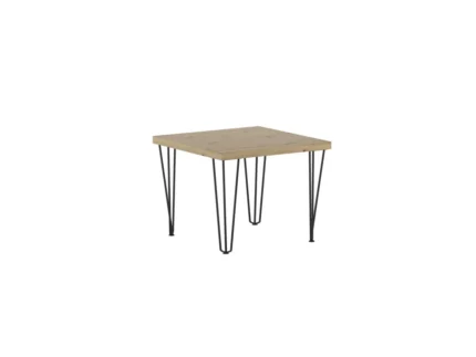 Ława (dąb artisan + nogi III) 67x67