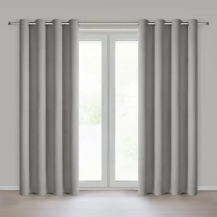 ZASŁONA GOTOWA BLAKE 140 X 250 CM SREBRNY